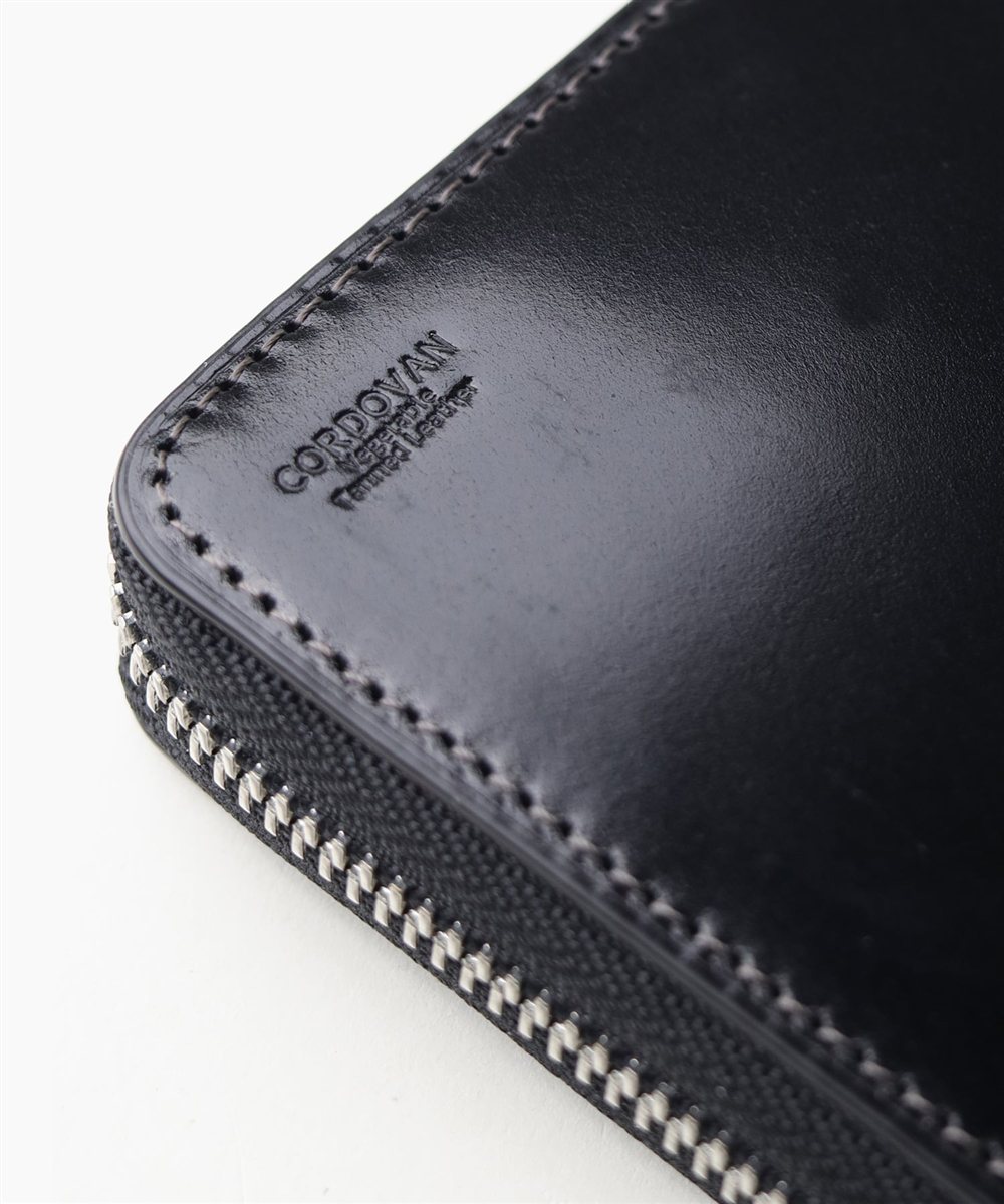 イズイット バトックス コードバン ラウンドファスナー長財布 カード段14