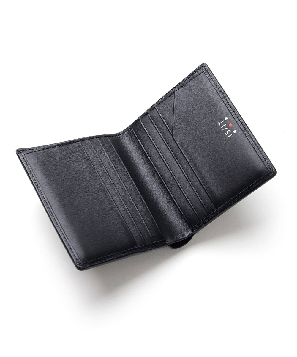 イズイット ポリマー 純札 二つ折り財布 カード段12