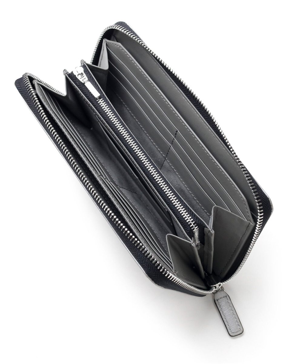 イズイット ポリマー ラウンドファスナー長財布 カード段14