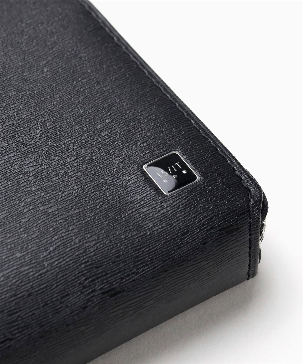 イズイット ポリマー ラウンドファスナー長財布 カード段14