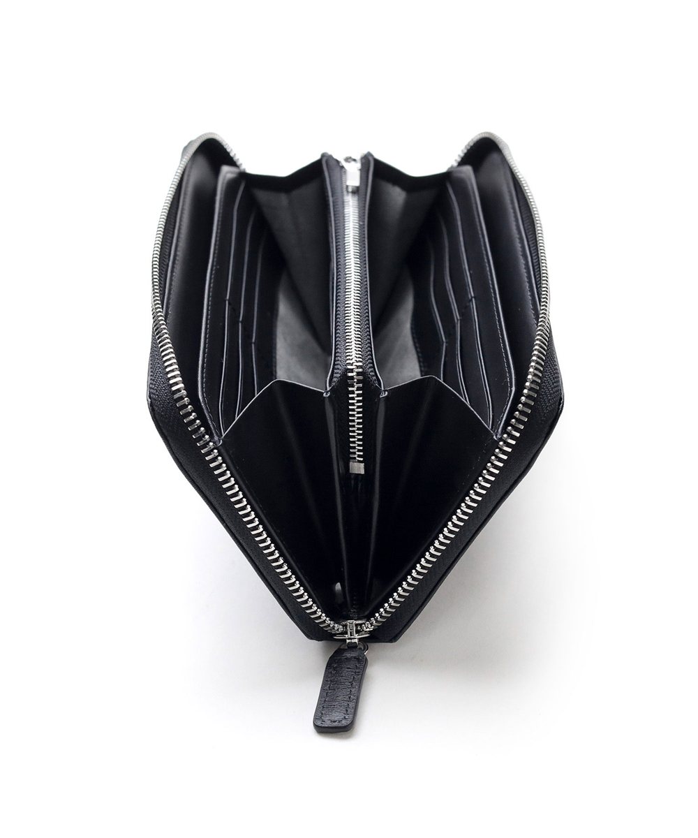 イズイット ポリマー ラウンドファスナー長財布 カード段14