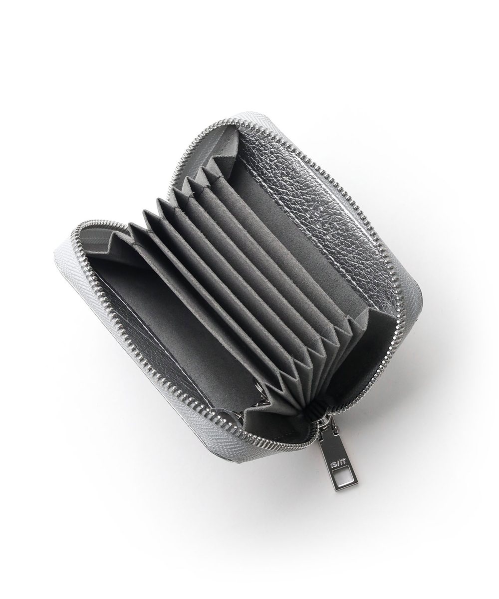 イズイット アコーディオン ラウンドファスナーカードケース