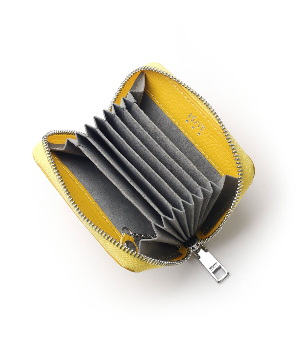 イズイット アコーディオン ラウンドファスナーカードケース