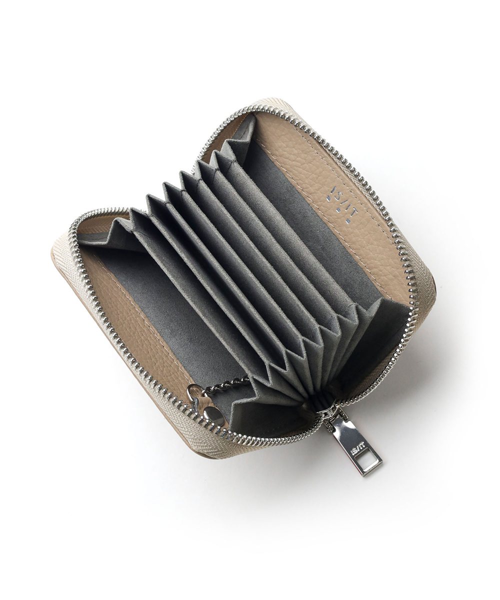 イズイット アコーディオン ラウンドファスナーカードケース