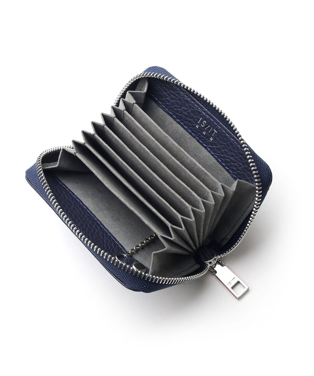 イズイット アコーディオン ラウンドファスナーカードケース