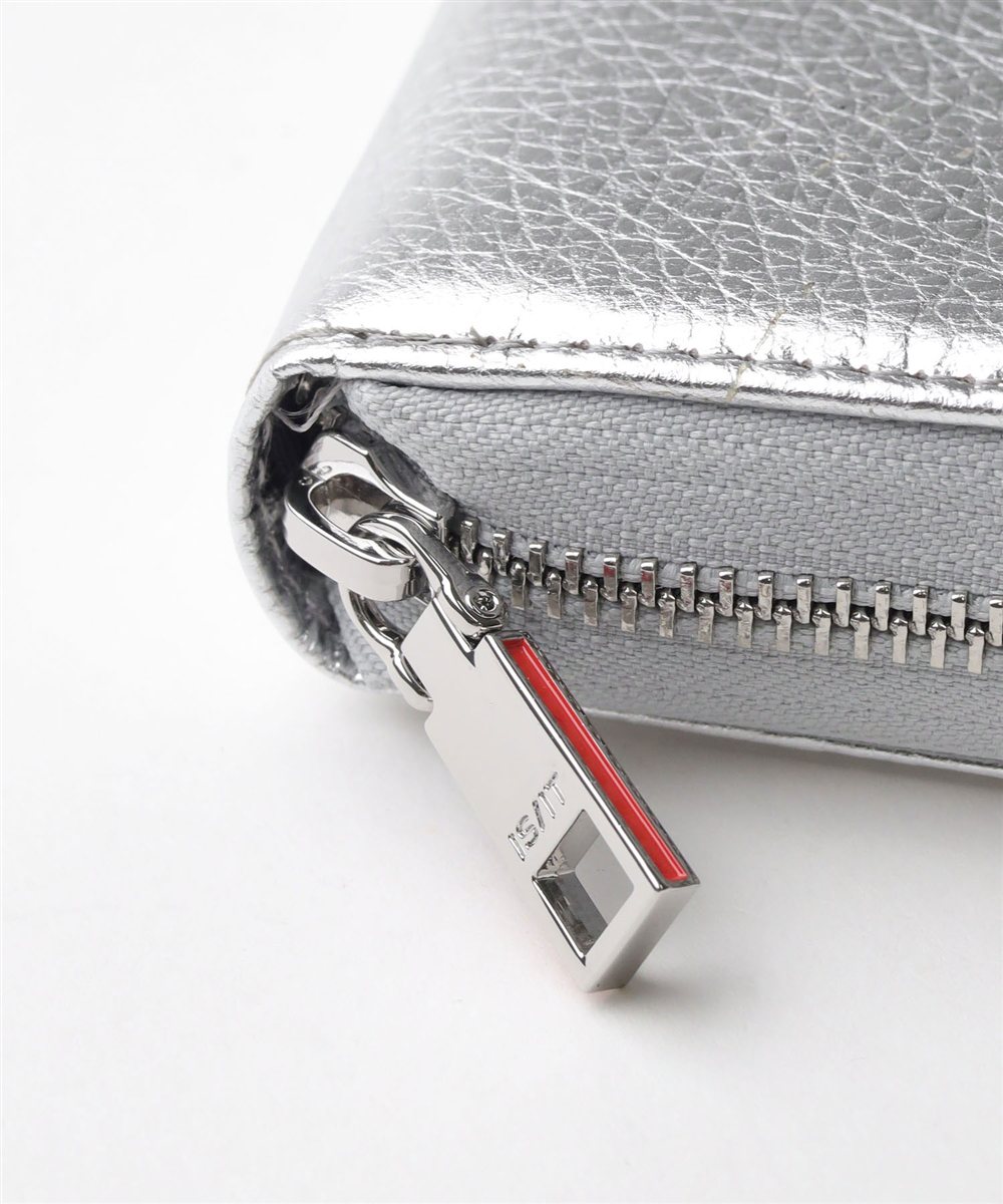 イズイット アコーディオン ラウンドファスナー二つ折り財布 カード段7