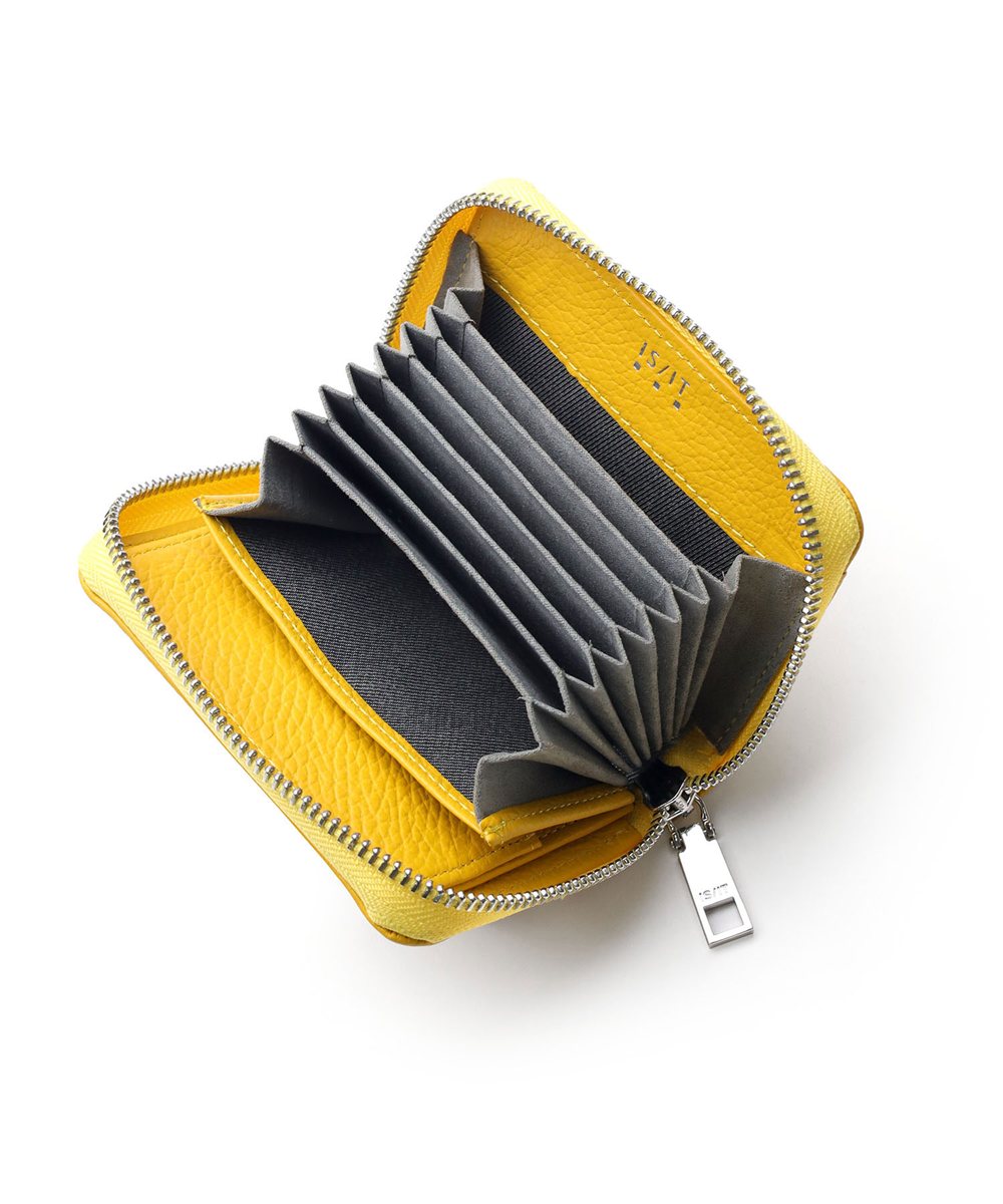 イズイット アコーディオン ラウンドファスナー二つ折り財布 カード段7