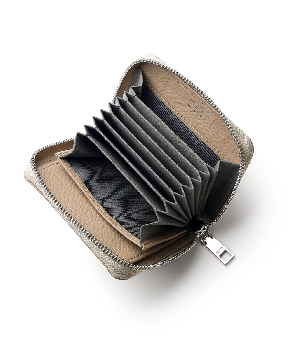 イズイット アコーディオン ラウンドファスナー二つ折り財布 カード段7