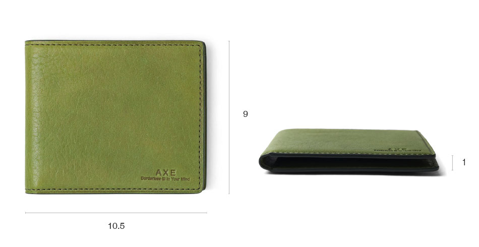 アックス カフェ財布・小物 コンパクト 二つ折り財布