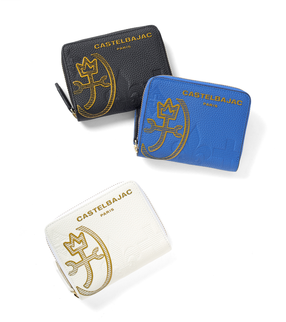 カステルバジャック セミ長財布