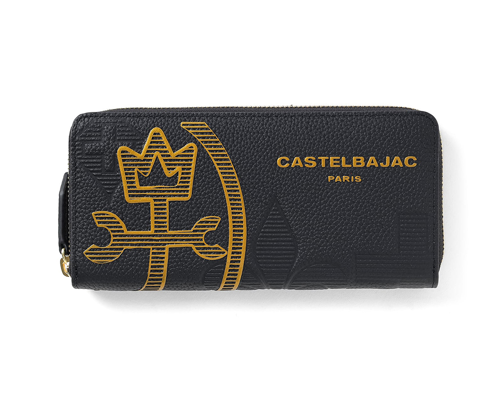 カステルバジャック ラウンドファスナー長財布