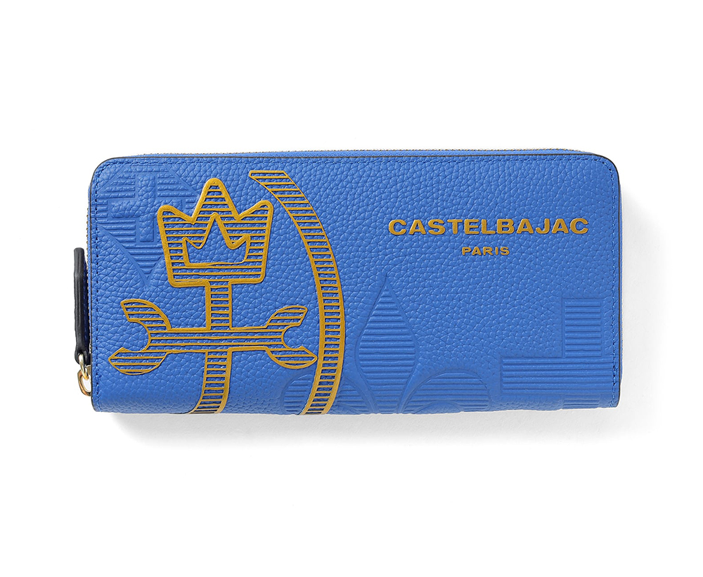 カステルバジャック ラウンドファスナー長財布