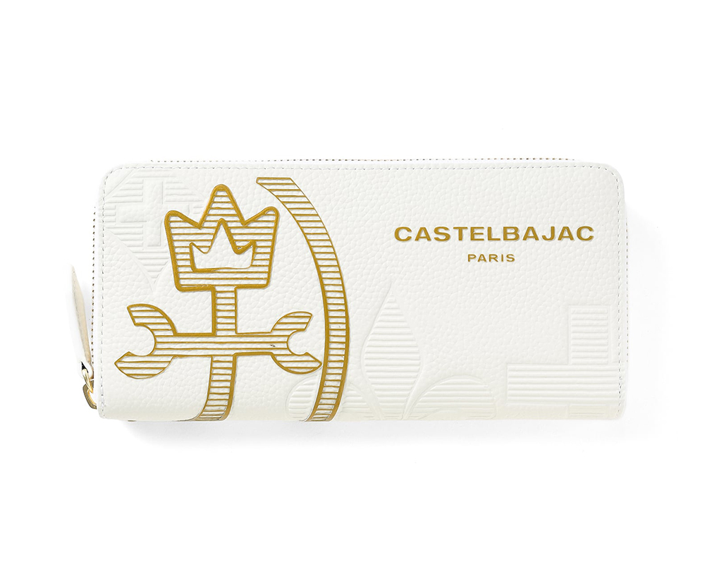 カステルバジャック ラウンドファスナー長財布