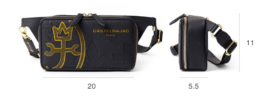 カステルバジャック カヌレ ワンショルダーバッグ ヨコ型