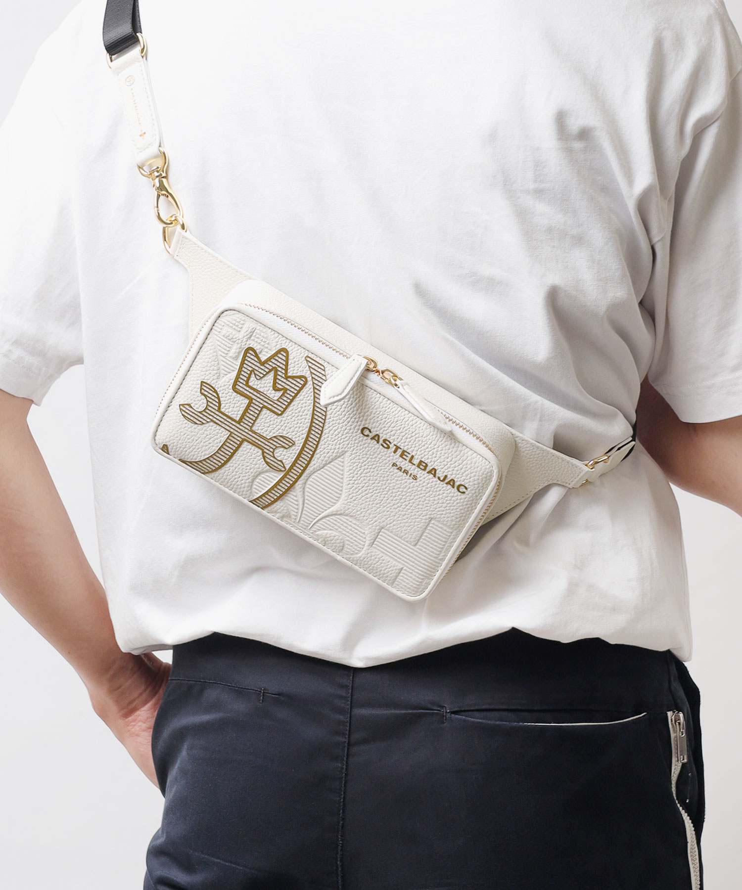 カステルバジャック カヌレ ワンショルダーバッグ ヨコ型