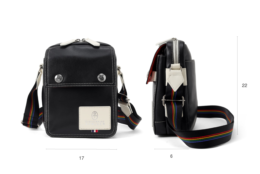 カステルバジャック ミニレザーショルダーバッグ
