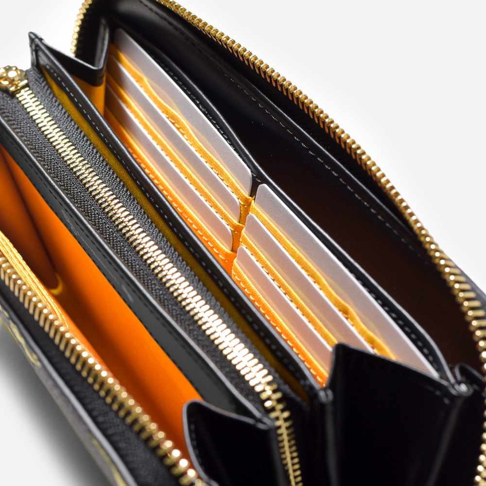 カステルバジャック クレア ラウンドファスナー長財布 カード段12