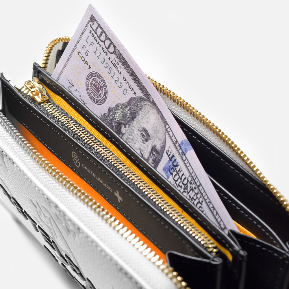 カステルバジャック クレア ラウンドファスナー長財布 カード段12