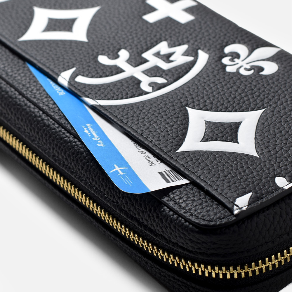 カステルバジャック クレア ラウンドファスナー長財布 カード段36