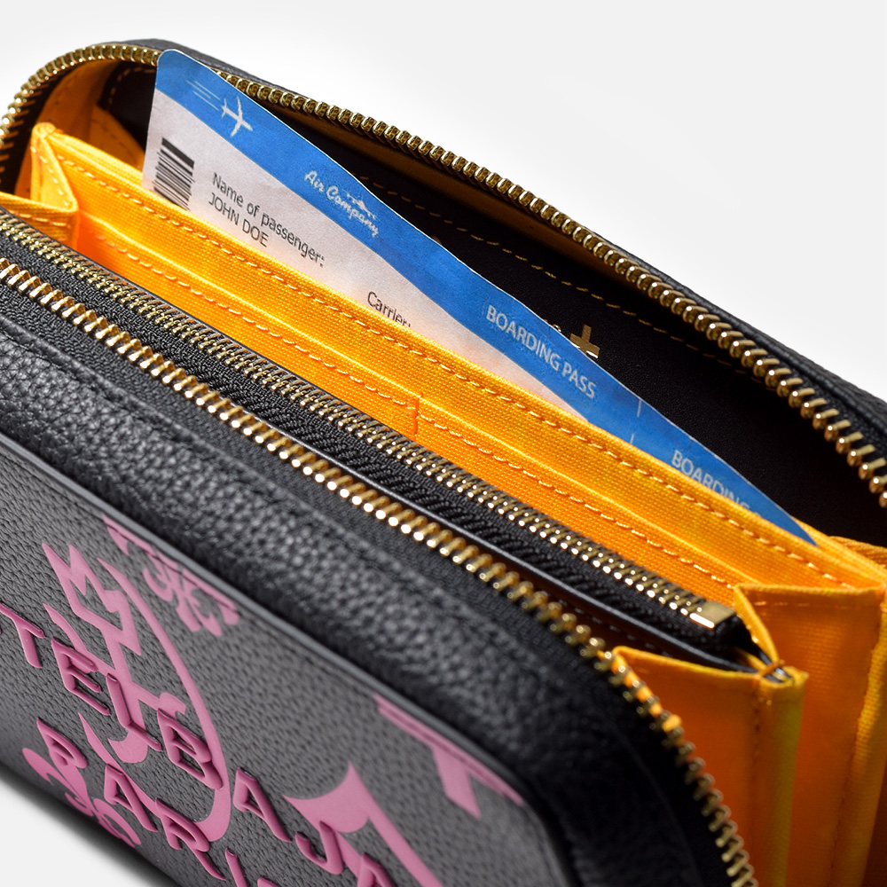 カステルバジャック クレア ラウンドファスナー長財布 カード段36