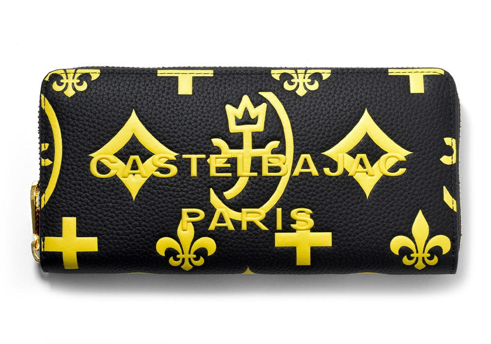 カステルバジャック クレア ラウンドファスナー長財布 カード段12