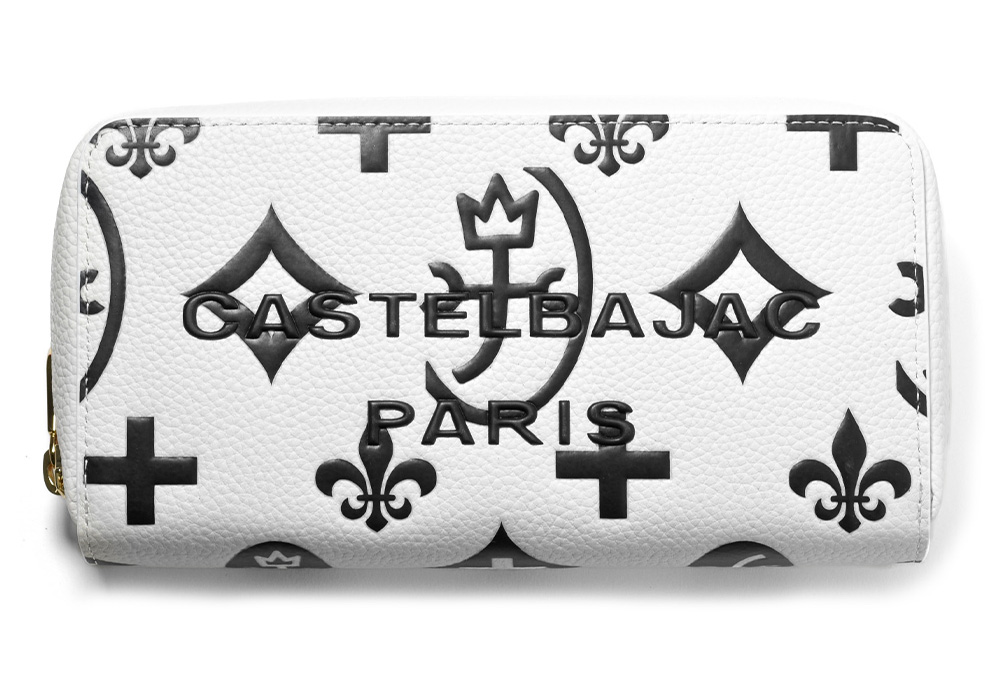 カステルバジャック クレア ラウンドファスナー長財布 カード段36