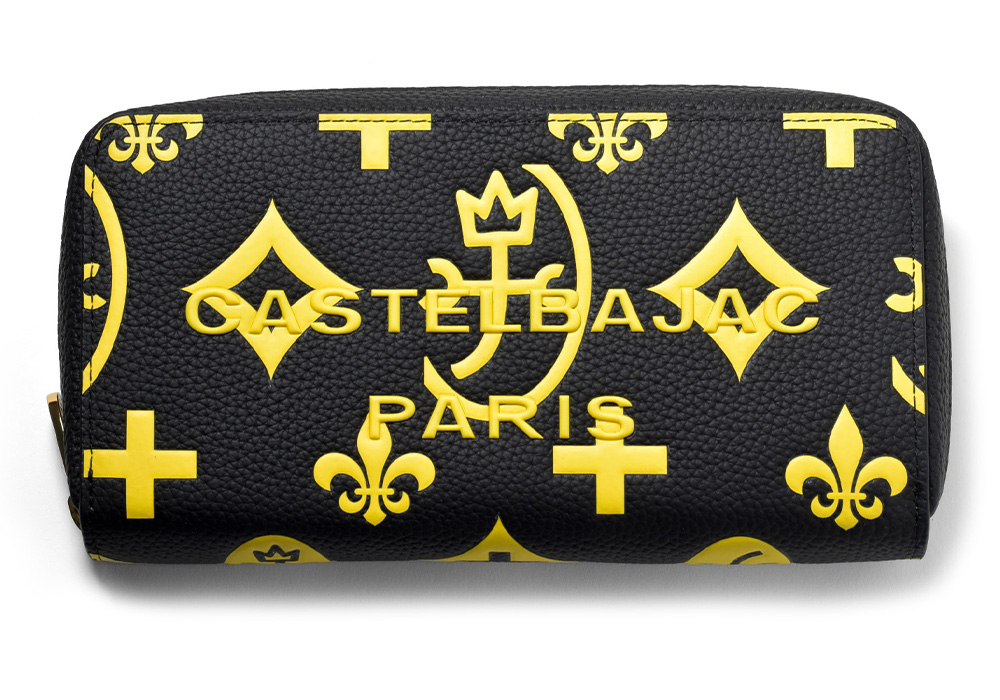 カステルバジャック クレア ラウンドファスナー長財布 カード段36