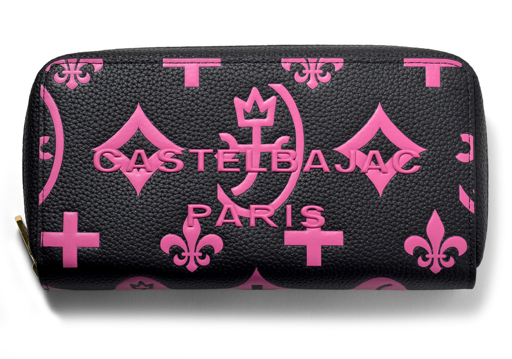 カステルバジャック クレア ラウンドファスナー長財布 カード段36