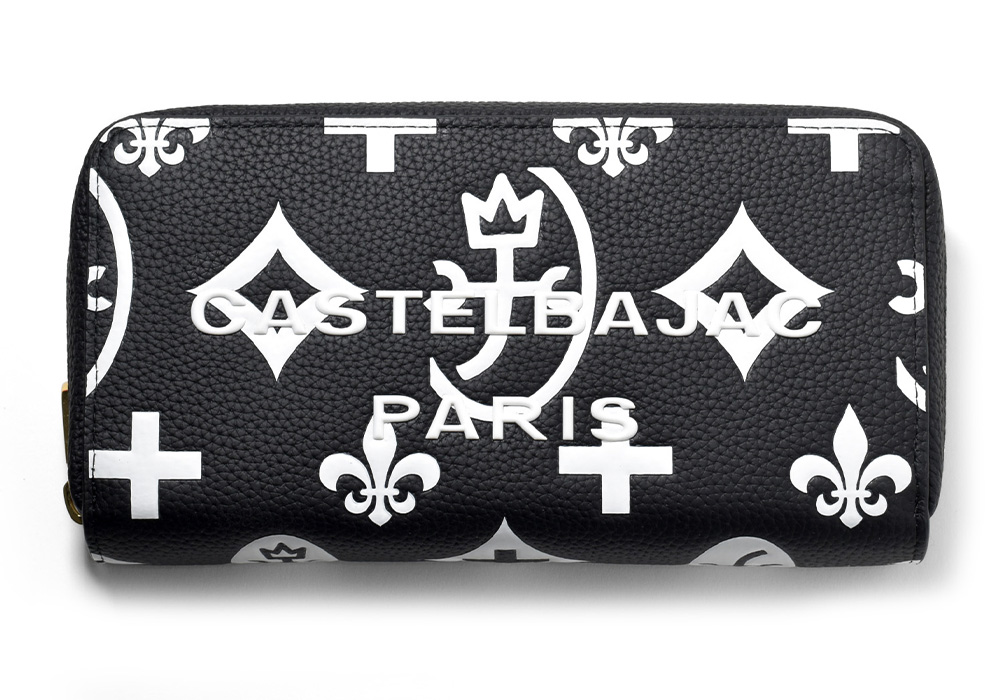 カステルバジャック クレア ラウンドファスナー長財布 カード段36