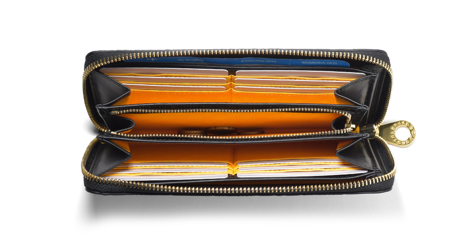 カステルバジャック クレア ラウンドファスナー長財布 カード段12