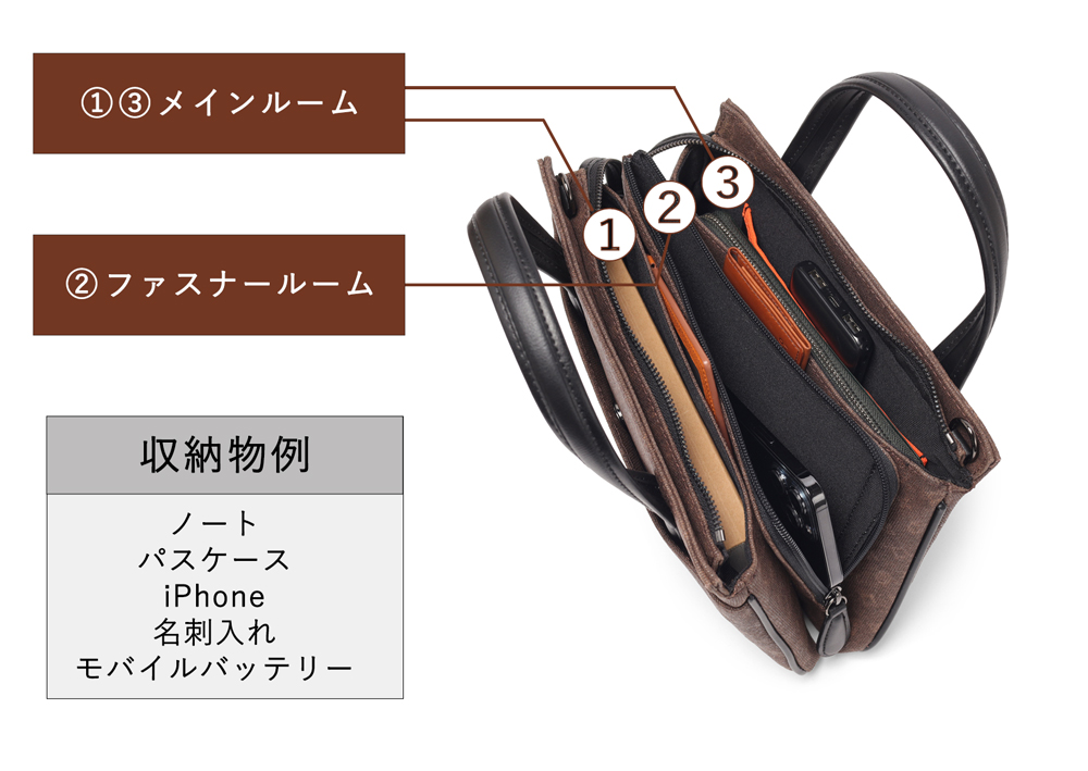 カステルバジャック ミュー ブリーフバッグ