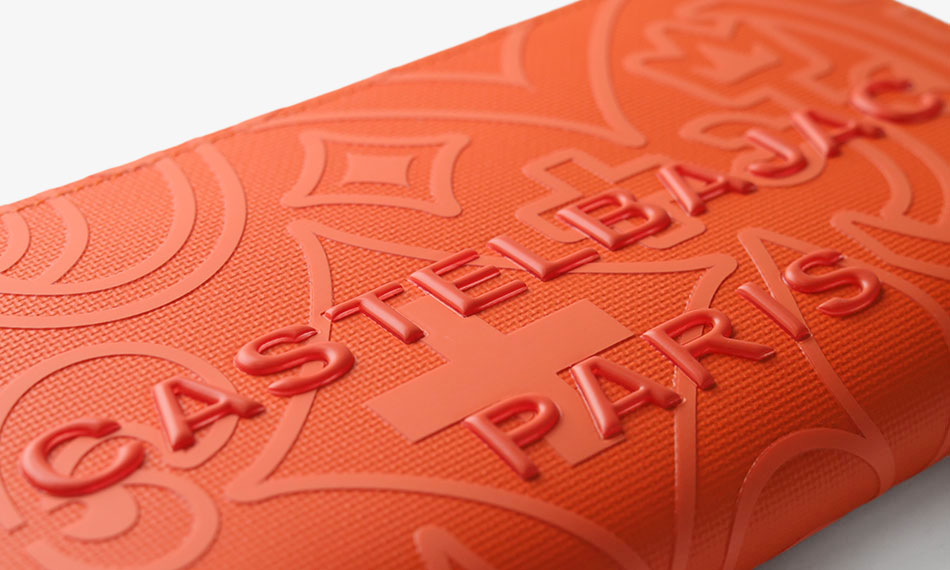 カステルバジャック ミカ ラウンドファスナー長財布 カード段12