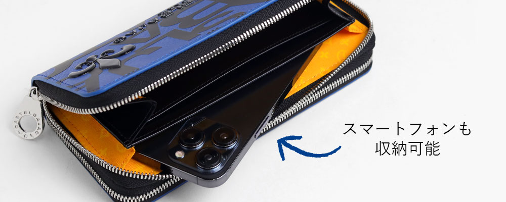 カステルバジャック ミラージュ ラウンドファスナー長財布 ダブルルーム（カード段18）