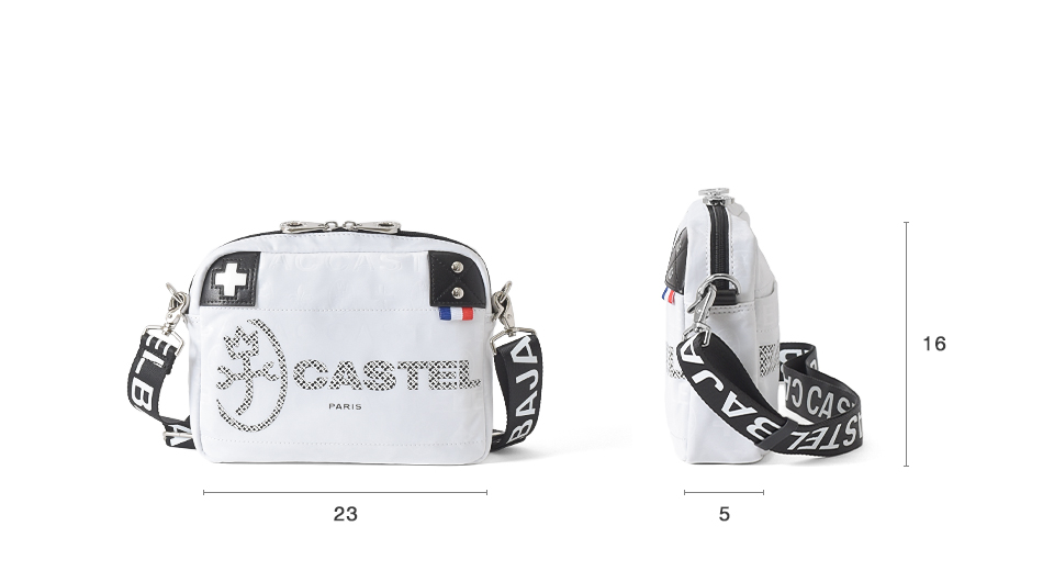 カステルバジャック パセ ミニショルダーバッグ ヨコ型