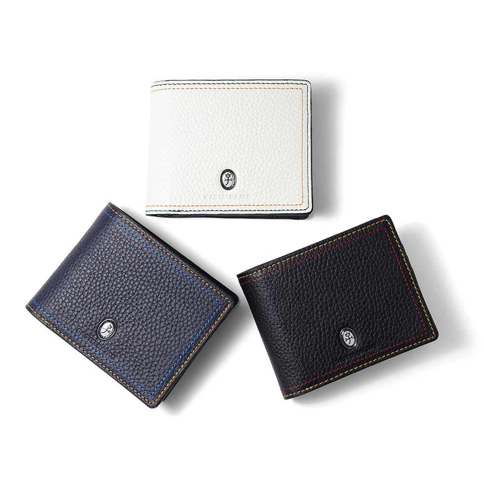 カステルバジャック スレッド 二つ折り財布 カード段12