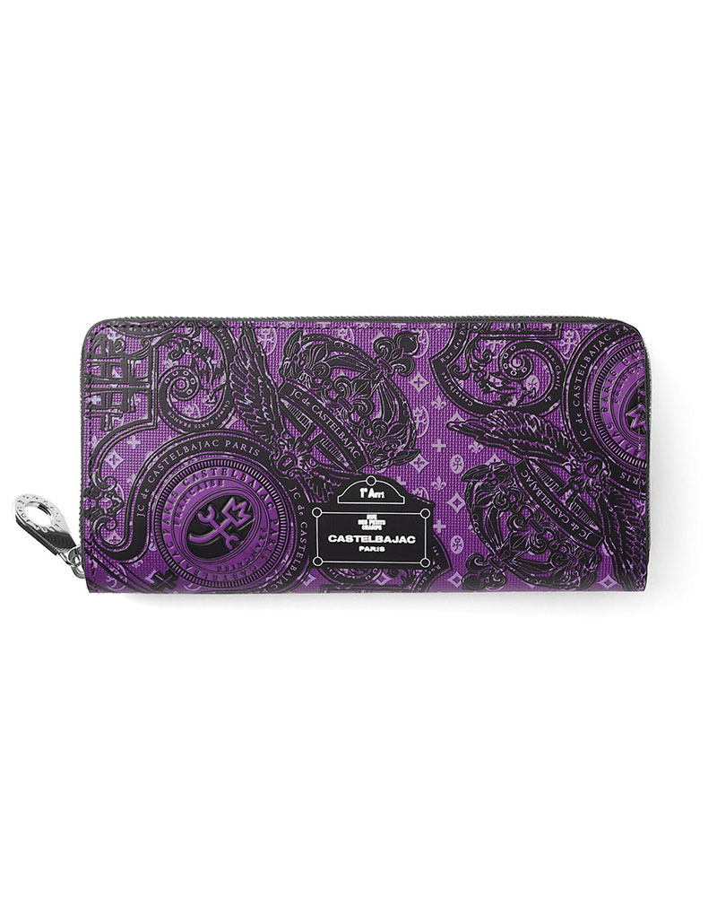 カステルバジャック ヴェルサ ラウンドファスナー長財布 カード段12