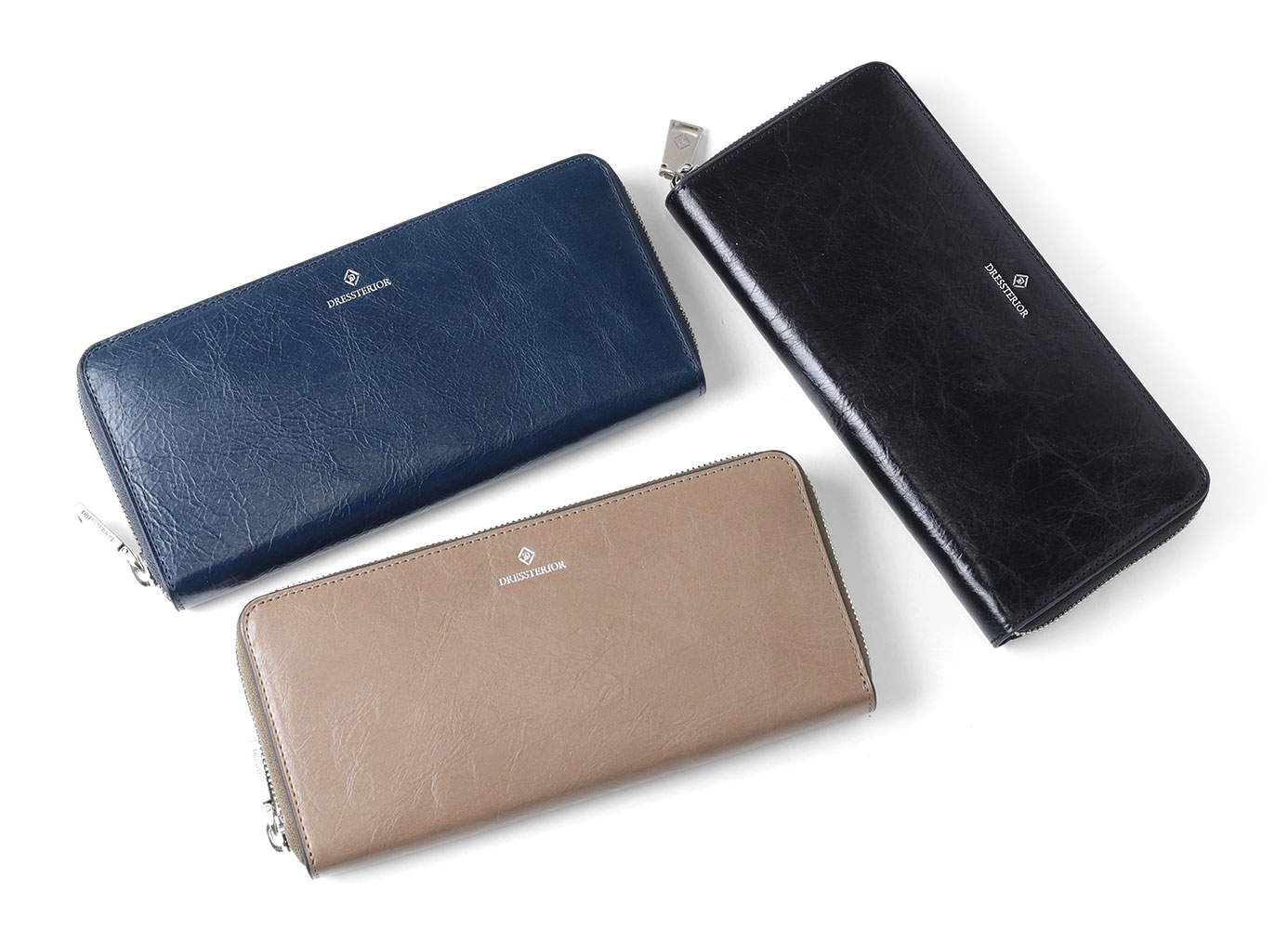 ドレステリア ノーブル ラウンドファスナー長財布 カード段14