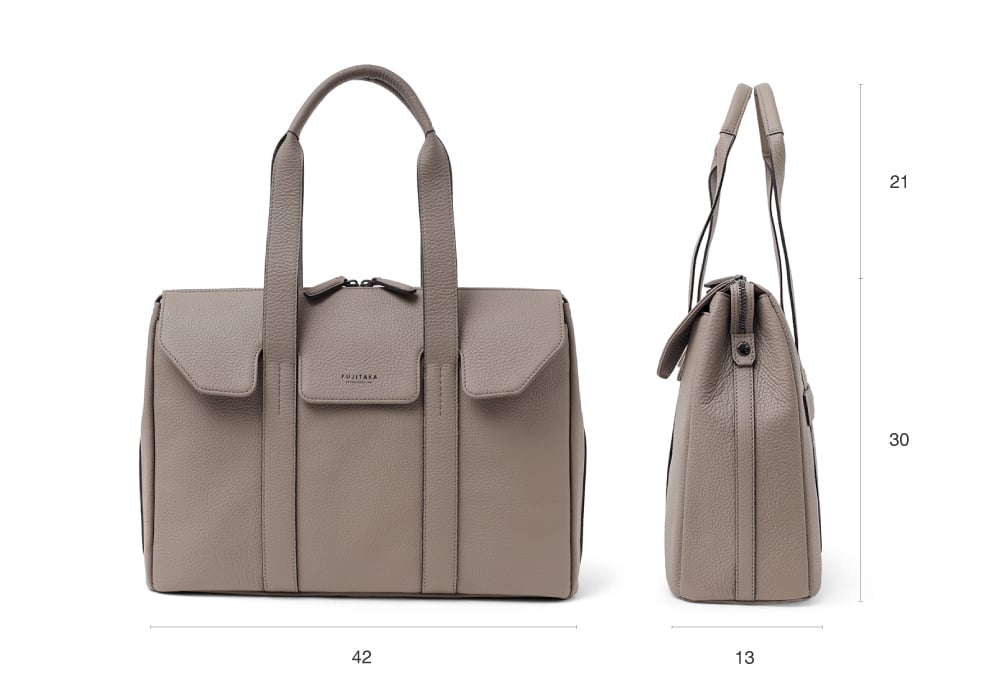 フジタカ かぶせ レザートートバッグ A4 セットアップ対応