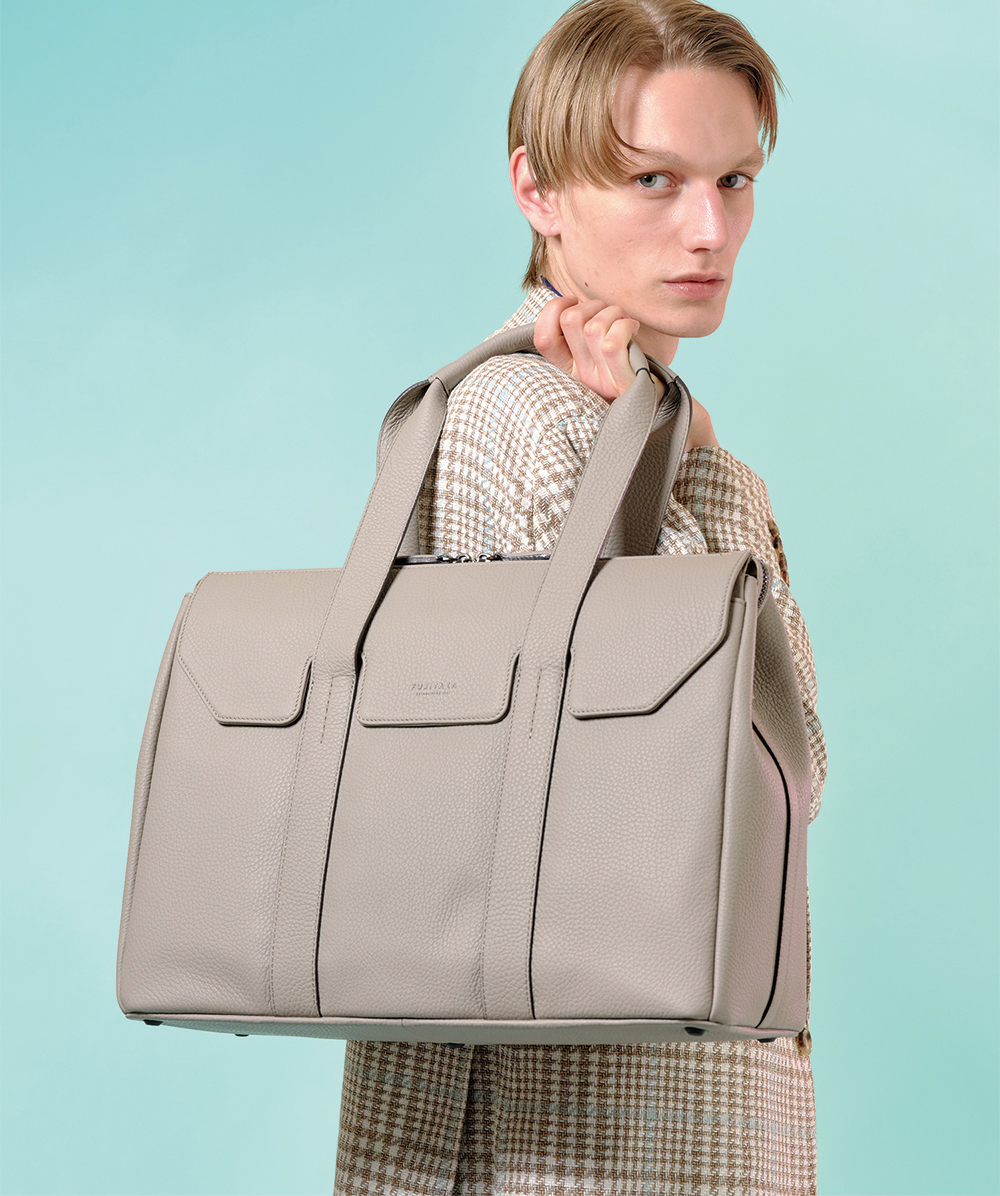 フジタカ かぶせ レザートートバッグ A4 セットアップ対応