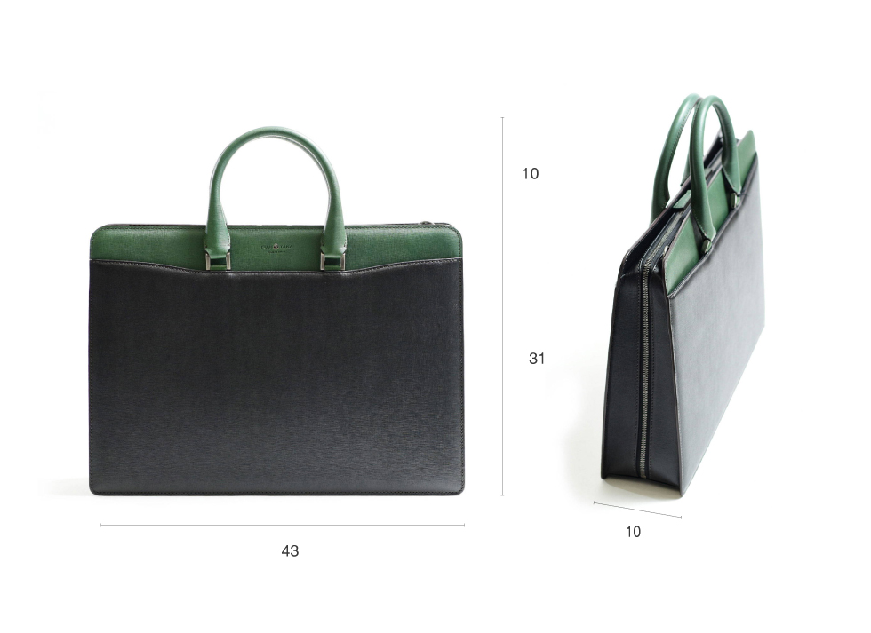 フジタカ ディアマン レザービジネスバッグ B4