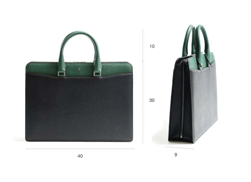 フジタカ ディアマン レザービジネスバッグ A4