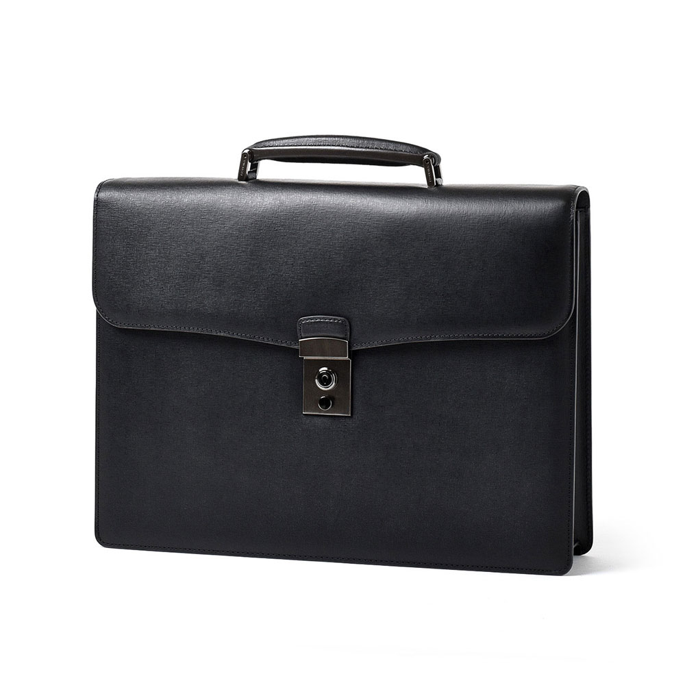 フジタカ ディアマン レザービジネスバッグ A4 カブセ