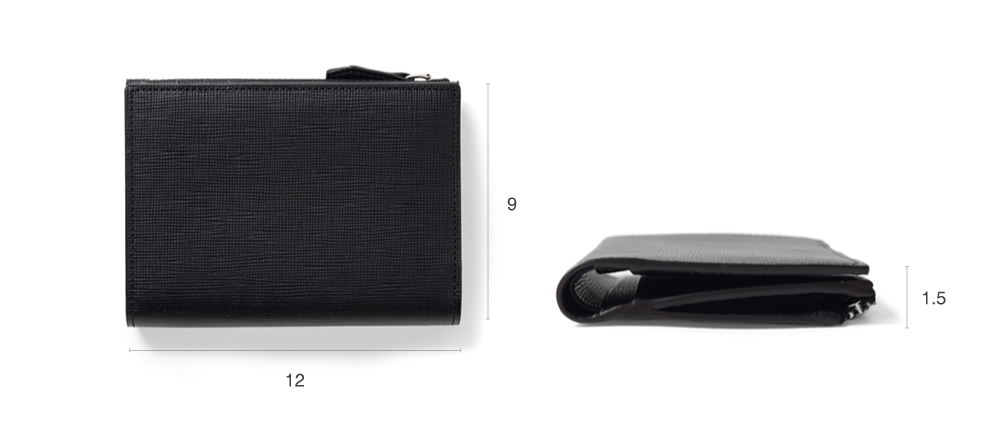 フジタカ レザーセミ長財布