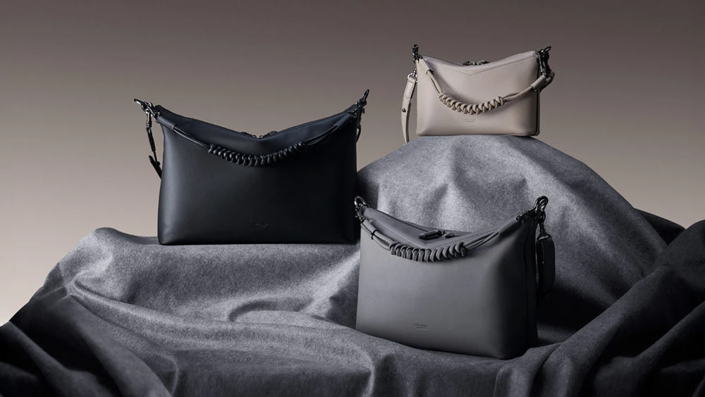 フジタカ トレッソ レザーショルダーバッグ