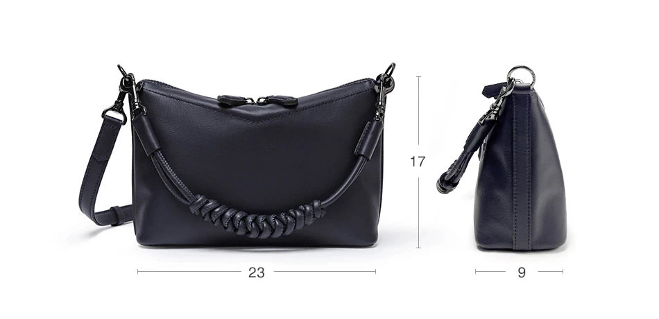 フジタカ トレッソ レザーショルダーバッグ