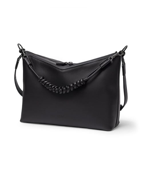 フジタカ トレッソ レザーショルダーバッグ