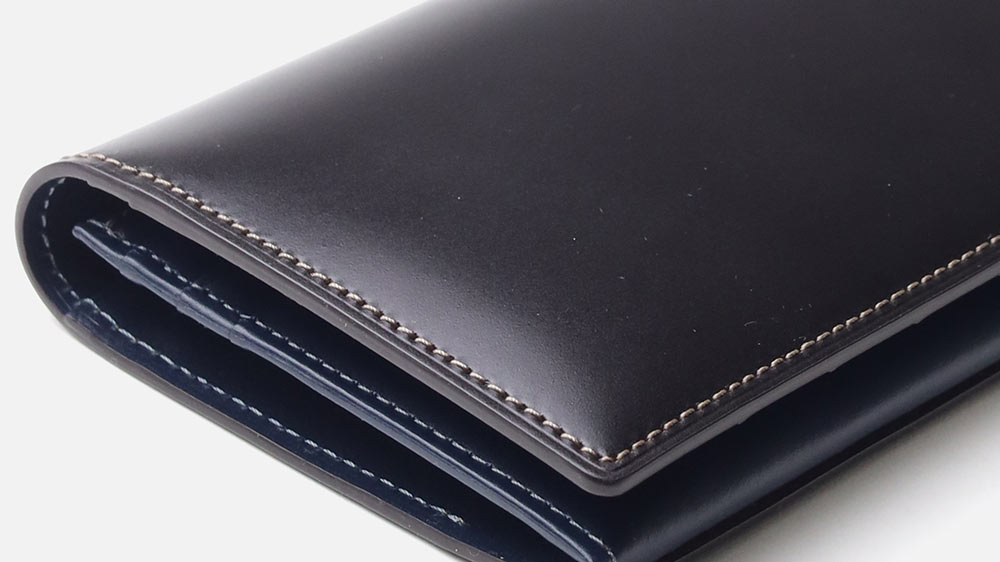 フジタカ コードバン かぶせ長財布