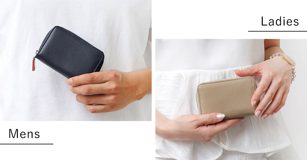 イズイット アコーディオン ラウンドファスナーカードケース