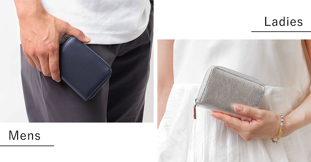 イズイット アコーディオン ラウンドファスナー二つ折り財布 カード段7