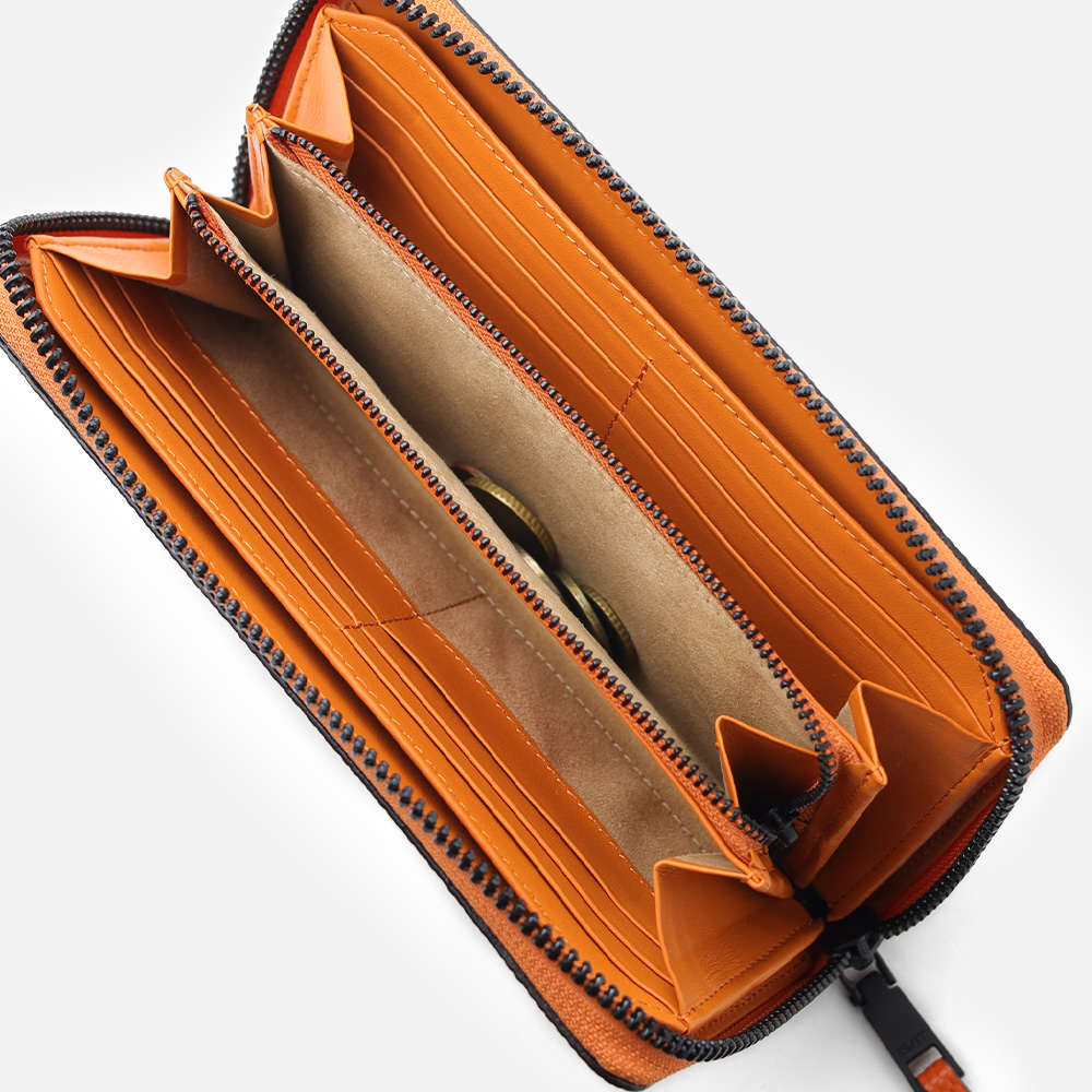 イズイット ダンク ラウンドファスナー長財布 カード段13